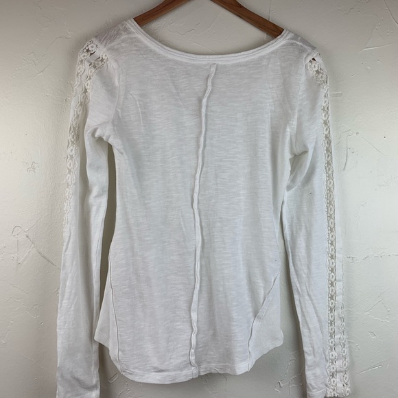 Free People white long sleeve shirt - Picture 5 of 8